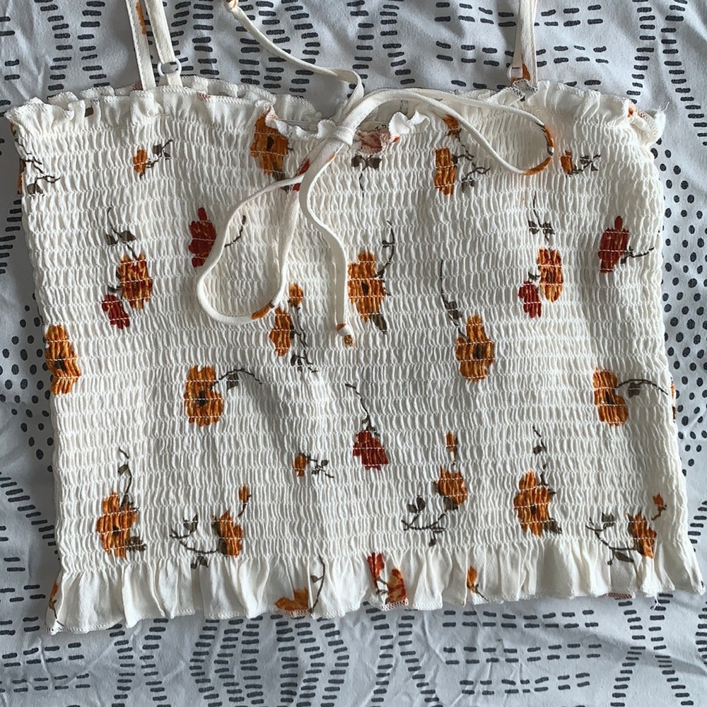 Floral tube/tank top small
